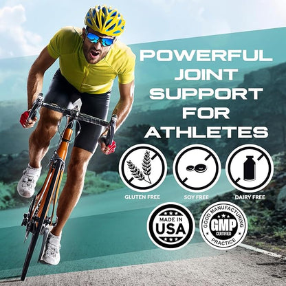 Granite Joint Care: Premium UC-II Collagen, Turmeric Curcumin C3, AKBA Boswellia + More - All-in-One Support for Joint Mobility, Comfort & Strength (60ct)