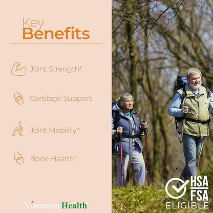 Glucosamine Chondroitin MSM and Turmeric Supplement - Joint Support Supplement for Women & Men with Boswellia & Glucosamine Sulfate 1500mg. Used for Cartilage & Joint Health & Flexibility - 2 Pack