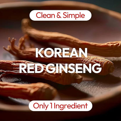 Renewed Korean Red Ginseng Extract Paste (Hong SAM JUNG) - Panax Ginseng Adaptogen Supplements - Energy Boost & Immune Support, Caffeine Free & Gluten Free (240g, 8.47 oz)