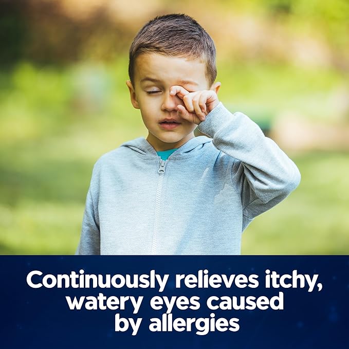 Xyzal Children's 24 Hour Allergy Relief Medicine for Kids, Levocetirizine Dihydrochloride Liquid Antihistamine, Grape, 5 Fl. oz.