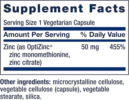 Life Extension Pregnenolone Hormone Balance 100mg, Zinc Immune Support 50mg - 90 Vegetarian Capsules