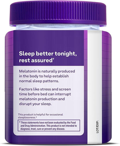 Natrol 5mg Melatonin Gummies, Sleep Support for Adults, Melatonin Supplements for Sleeping, 60 Strawberry-Flavored Gummies, 30 Day Supply (Pack of 12)