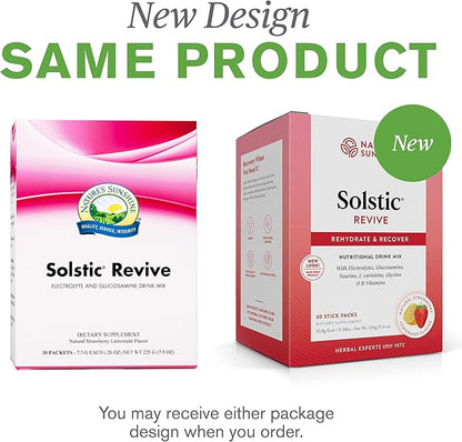 Nature's Sunshine Solstic Revive, 30 Packets | Post Workout Recovery Drink with Vitamin C, Vitamin E, and Calcium to Support Bone Health and Replenish Important Nutrients