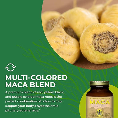HEALTHFORCE SUPERFOODS Gelatinized Maca - 120 VeganCaps