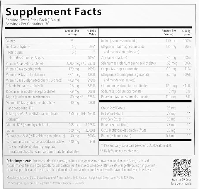 Isotonix Daily Essentials Packets – Antioxidant Supplements with OPC-3, Multivitamin, B-Complex & Calcium Plus – Gluten-Free, Non-GMO, Fast Absorption Vitamins for Energy, Immunity, and Bone Health