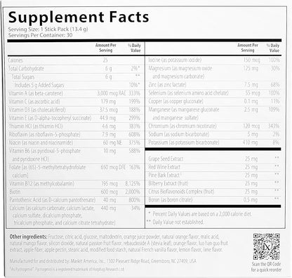 Isotonix Daily Essentials Packets – Antioxidant Supplements with OPC-3, Multivitamin, B-Complex & Calcium Plus – Gluten-Free, Non-GMO, Fast Absorption Vitamins for Energy, Immunity, and Bone Health