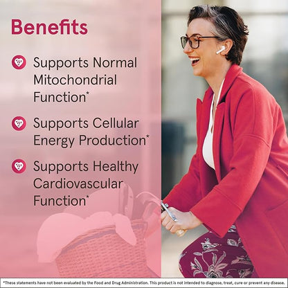 Jarrow Formulas Co-Q10, 100 mg, Antioxidant Support for Mitochondrial Health, Cellular Energy Production and Healthy Cardiovascular Function, 60 Veggie Capsules, 60 Day Supply