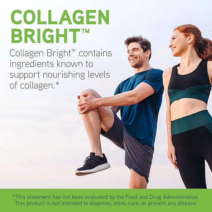 DaVinci Laboratories - Collagen Bright - A Liquid Dietary Supplement to Support Healthy Skin - Gluten Free, Soy Free - Mint Chocolate - 30 Servings, 7.6 Fl Oz