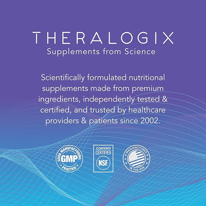Theralogix TherOmega Omega-3 Fish Oil Supplement - Supports Heart, Brain, Immune & Joint Health* - 700 mg DHA & EPA from Wild Alaska Pollock - Sustainably Sourced - NSF Certified - 90 Softgels