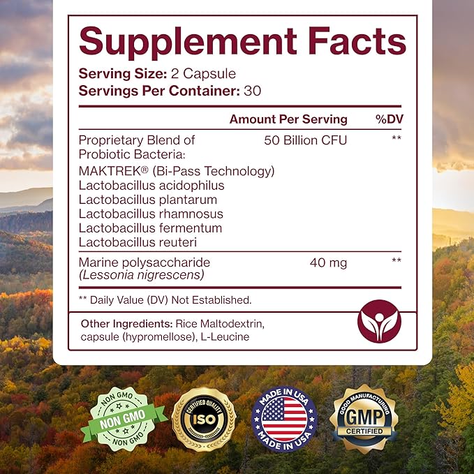 Pure Micronutrients Probiotics for Women, PH Balance & Vaginal Health Support, 50 Billion CFU Per Serve, Gut, Digestive & Urinary Tract Care, Lactobacillus & Prebiotics, 60 Capsules