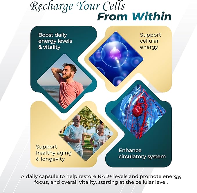 GriMed NAD + Boosting 16,550mg- x12 Power with NR + Resveratrol Turmeric + Quercetin - Cellular Energy, Cellular Repair, Healthy Aging - USA Made & Tested (90 Count (Pack of 1))