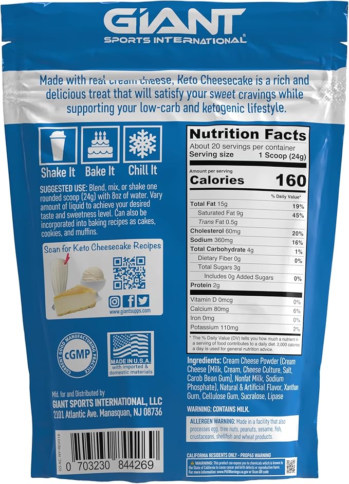 Keto Cheesecake and Collagen Peptides.