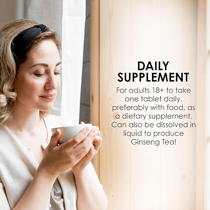 MASON NATURAL Korean Ginseng 1,000 mg, Supports Energy, Endurance & Vitality, 60 Tablets