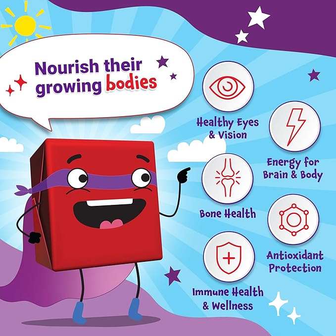 Force Factor Kids Multivitamin Super Chews, Kids Vitamins to Support Wellness, Immune Health, Eye Health, & More with 18 Vitamins, Minerals, & Antioxidants, 2-Month Supply, Multi-Flavor, 60 Soft Chews