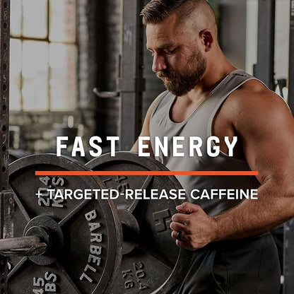 BEYOND RAW LIT Advanced Pre Workout Formula, Lemon Ice, for Energy, Focus, Endurance, Pumps, with 300mg Rapid and Targeted Release Caffeine, Creatine, Betaine, Beta Alanine, Taurine, 20 Servings