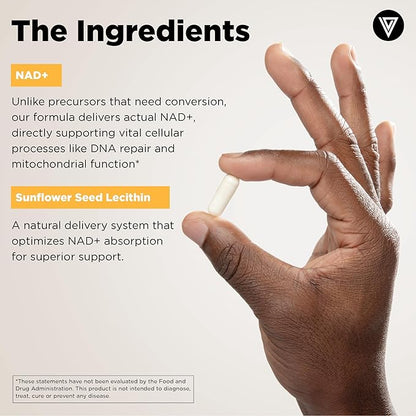 Vital Vitamins Resveratrol Capsules + NAD+ Supplement