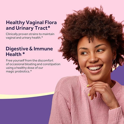 Doctor's Recipes Women’s Probiotic, 120 Caps 50 Billion CFU 16 Strains, with Organic Cranberry, Digestive Immune Vaginal & Urinary Health, Shelf Stable, Delayed Release, No Soy Gluten Dairy
