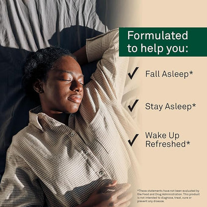 Sleep Support with Sustained-Release Melatonin | Includes L-Theanine and Ashwagandha | Promotes Relaxation and Sleep Quality | Supports Stress Management | Use Before Bedtime | 30 Capsules