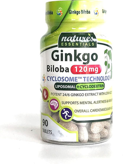 Liposomal Ginkgo Biloba | 120mg per Pill | Cognitive Support | Maximum Absorption Formula | 3 Month Supply | Non-GMO | Gluten-Free | Vegetarian | Lab Certified | USA