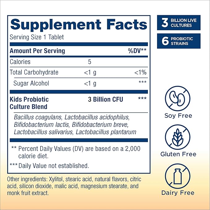 Renew Life Kids Probiotic Gummies, Supports Digestive & Immune Health, Prebiotics & Probiotics, Raspberry, 30 Gummies