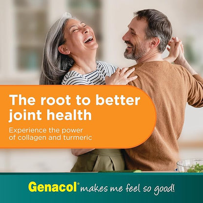 Genacol Turmeric Curcumin Collagen Supplement Enhanced Absorption with 95% Curcuminoids, Black Pepper & AminoLock Colageno | Supports Healthy Joints | 90 Capsules