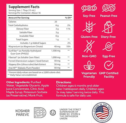 Zahler KonstiKid, Kids Constipation Support Supplement, LiquidConstipation Ease, Supports Regularity & Digestive Health, 8OZ