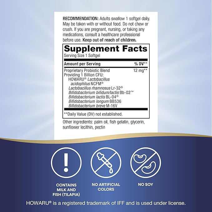 Nature's Way Complete Probiotic Pearls, Supports Digestive Balance*, 1 Billion Live Cultures, Supplement for Men and Women, No Refrigeration Required, 90 softgels (Packaging May Vary)