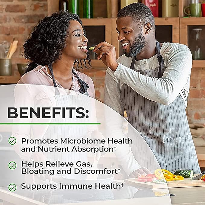 Daily Probiotic Supplement with 40 Billion CFU - Gut Health Complex with Astragalus and Lactobacillus Acidophilus Probiotic for Women and Men - Shelf Stable with Prebiotics for Digestive Health
