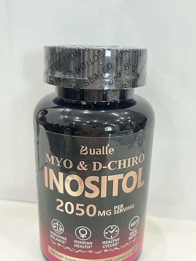 Myo-Inositol & D-Chiro Inositol - Ovarian Support Vitamin - 40:1 Blend to Support Hormone Balance for Women
