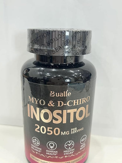 Myo-Inositol & D-Chiro Inositol - Ovarian Support Vitamin - 40:1 Blend to Support Hormone Balance for Women