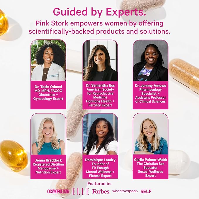 Pink Stork Total Glow Gummies - Hair, Skin, and Nails Vitamins - 11 Vitamins & Nutrients - Biotin, Vitamin A, B6, B12, Folate - Beautiful Hair, Radiant Skin, and Strong Nails - 60 Berry Biotin Gummies