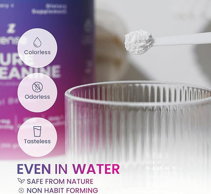 ZENSE Body & Brain Bundle Pure Collagen Powder (500gm) L-theanine Pure Powder (1,250servings) Natural, Free additive, Sugar Free, Soy Free, Filler Free, Tasteless & Odorless