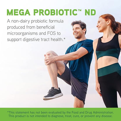 DaVinci Labs Mega Probiotic ND - Non-Dairy Probiotic Supplement Supports Gut, Digestive & Brain Health* - Gut Health Support Supplement with Non-Dairy Complex* - 120 Vegetarian Caps