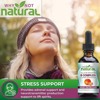 Why Not Natural Vitamin B Complex Liquid Drops and Marine Liquid Collagen for Hair, Skin and Nails