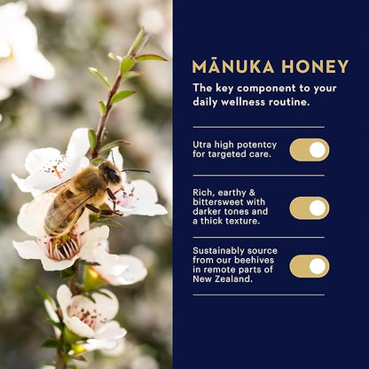 MANUKA HEALTH, Manuka Honey Throat Spray with Propolis .67 fl oz, Protects & Freshens, MGO 400+, BIO30 New Zealand Propolis
