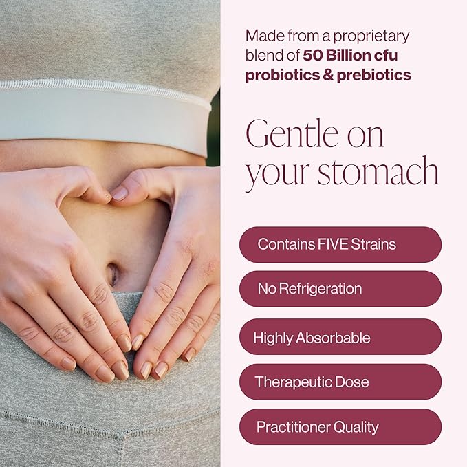 Pure Micronutrients Probiotics for Women, PH Balance & Vaginal Health Support, 50 Billion CFU Per Serve, Gut, Digestive & Urinary Tract Care, Lactobacillus & Prebiotics, 60 Capsules