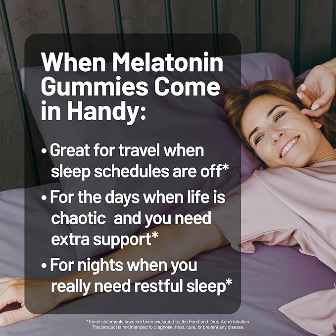NatureWise Melatonin Gummies 5mg - Non-Habit Forming Sleep Support Supplement with Ashwagandha, Valerian Root - BlackBerry-Lemon Flavor - Vegan, Gluten Free, Non-GMO - 180 Count[90-Day Supply]