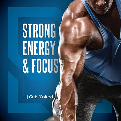 Siren Labs Shock’D Yoked High Stim Pre-Workout – Caffeine, Taurine, Citrulline Malate, Agmatine, Betaine Anhydrous–High Energy & Powerful Muscle Pumps-Nitric Oxide–Flex on The Beach (30 Servings)