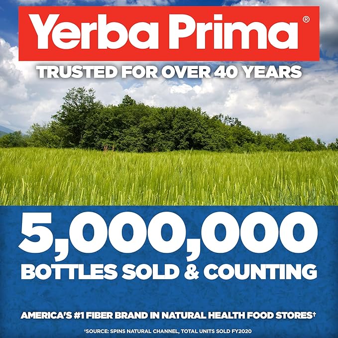 Yerba Prima Psyllium Husk, 12 Ounce (Pack of 3) - Whole Husk Fiber Supplement for Regularity, Colon Cleansing, Natural Support for Gut Health, Non GMO, Gluten Free, Vegan, No Sweeteners