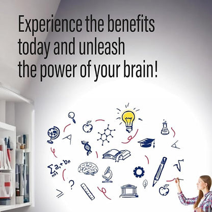 Neuroxall Brain Factors - Cognitive Support with Vitamin B6, Astaxanthin, Ginkgo Biloba Extract & Phosphatidylserine - Boosts Brain Health, Memory & Focus - 60 Softgels