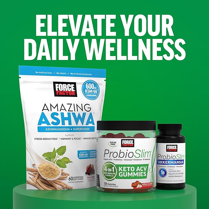 Force Factor Smarter Greens Daily Wellness Powder, Greens Superfood Powder to Support Gut Health, Bloating & Digestion, with 40+ Superfoods, 125 Million CFUs of Probiotics, Citrus Flavor, 30 Servings