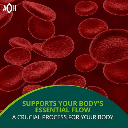 Blood Pressure Supplement with Adaptogens - Reishi, Ginkgo Biloba, Astragulus & Hawthorn Berry - 700mg - 90 Capsules
