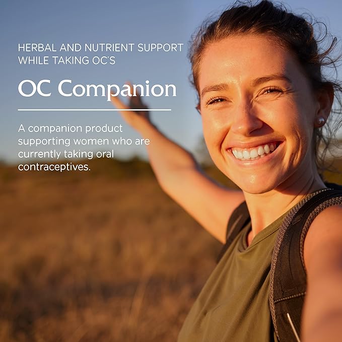 Vitanica OC Companion, Oral Contraceptive Support, Vegan, Non-GMO, 60 Capsules