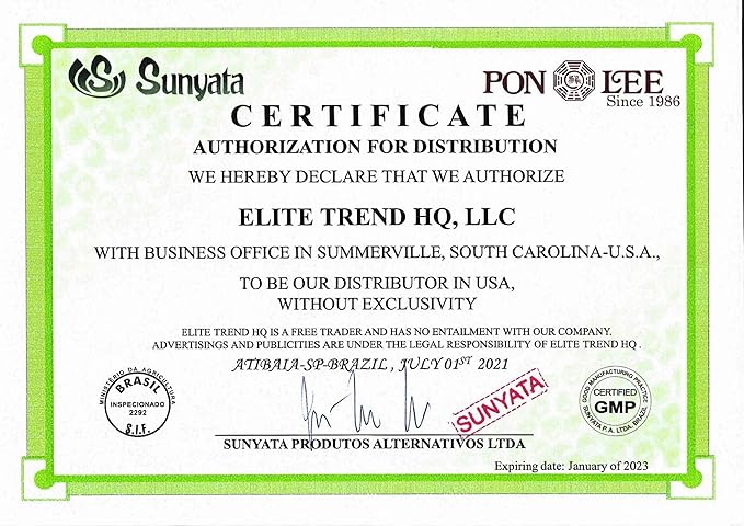Brazil Brazillian Green Bee Propolis Liquid Extract Sunyata No Alcohol 30ML(1 Pack)