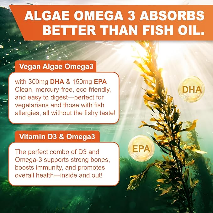 Sugar Free Vitamin D3 5000 IU Gummies + Methyl B12 Vitamins + Vegan Omega 3 Supplement - Made in USA - Organic Vitamin D Gummies for Women Men with Vitamin ACE & Zinc for Energy, Mood, Muscle & Immune