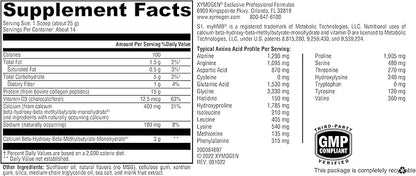 XYMOGEN FIT Food Collagen - Bovine Collagen Peptides Powder with HMB + Vitamin D3-15g Protein to Support Joints & Muscle Recovery - Vanilla Flavor (12.35 oz)