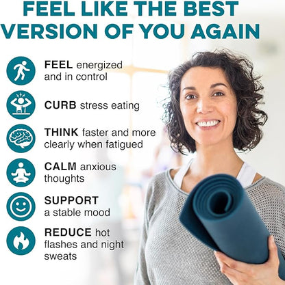 Nugenix for Women Balance - Hormone Balance for Women, Boost Energy, Improve Focus & Mental Clarity, Restore Hormonal Balance, Menopause, 60 Count