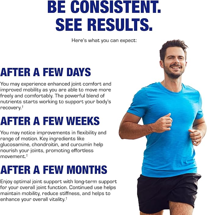 Nutra Disc & Joint Support Supplement - Clinically Formulated Restorative Cartilage Ligament and Tendon Supplement with Meriva Curcumin Enzymes Glucosamine and Chondroitin for Adults