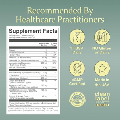 Cycle Care PMS Support Supplement for Women – Cramp, Mood & Hormone Balance Support with Ashwagandha, Glutathione, Magnesium, Probiotics & Turmeric – 28 Servings, Strawberry Flavor