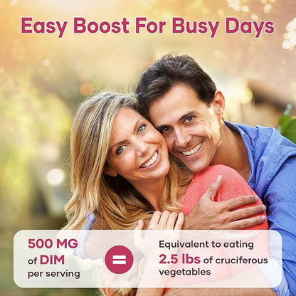 Liposomal DIM SGS Supplement - Hormone Supplement for Women & Men, Estrogen Supplements Contains Sulforaphane Glucosinolate, Vitamin E, Pomegranate Fruit - Support Detox and Antioxidant (1 Pack)